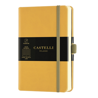 Castelli Milano Aquarela Pocket Notebook - Mustard