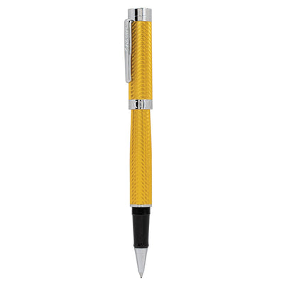 Conklin Herringbone Signature Yellow Rolleball Pen