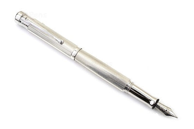 Waldmann टैंगो सीरीज फाइन जौ पैटर्न उत्कीर्णन स्पेस फाउंटेन पेन के साथ