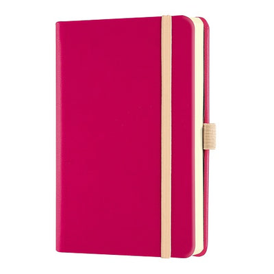Castelli Milano Aquarela Pocket Ruled Notebook - Amaranth (Dark Pink)