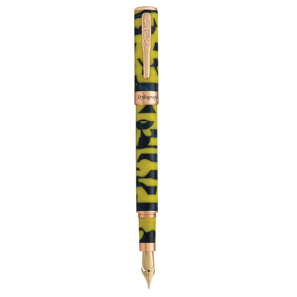 Conklin Stylograph Mosaic Yellow/Blue Fountain Pen – LIVTEK INDIA PVT LTD