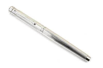 Waldmann Tango Pine Strip Pattern With Engraving Space Fountain Pen With Steel Nib