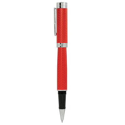 कॉंकलिन हेरिंगबोन सिग्नेचर रेड रोलबॉल पेन
