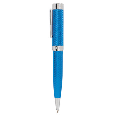 Conklin Herringbone Signature Ballpoint Pen Blue