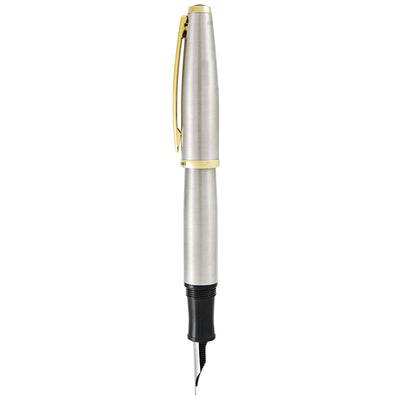 Monteverde USA® Aldo Domani Fountain Pen - Brushed Silver