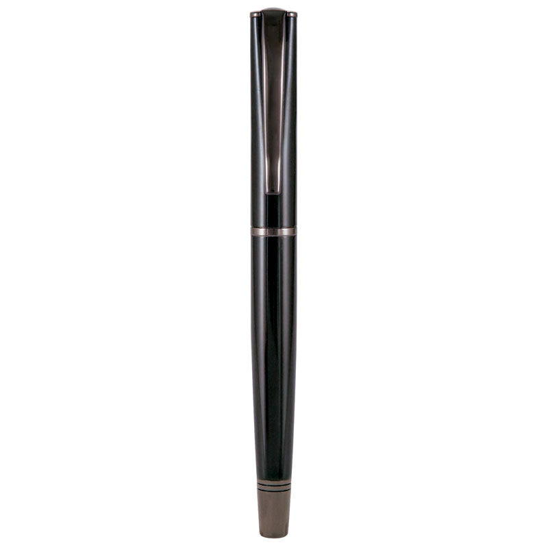 MONTEVERDE IMPRESSA FOUNTAIN PEN - Black WITH GUNMETAL TRIM