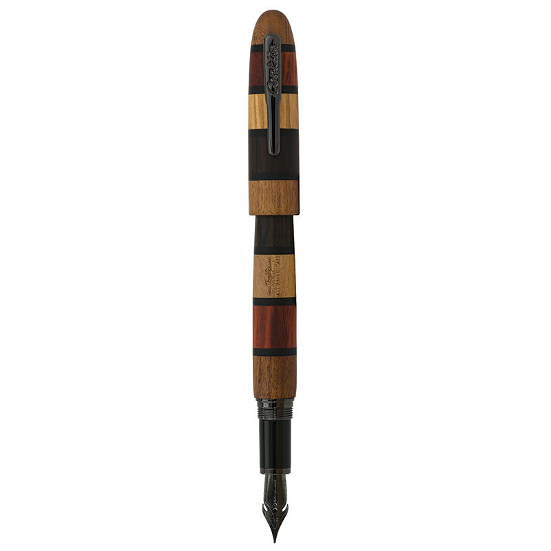 Conklin All American Fountain Pen - Quad Wood (Limited Edition) Fine