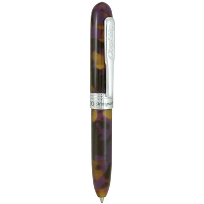 Conklin Minigraph Ballpoint Pen Purple Dunes