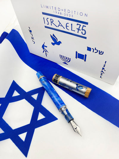 कॉंकलिन इज़राइल 75 वर्षगांठ डायमंड जुबली लिमिटेड संस्करण 1948 इंक फाउंटेन पेन