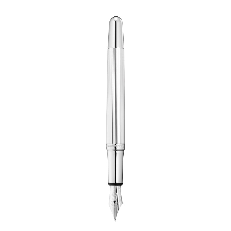 Waldmann Pocket Series Fountain Pen Lines Pattern With Medium Steel Nib