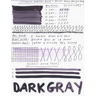 Stipula Calamo Ink 70ml - Dark Grey (Grigio Lava)